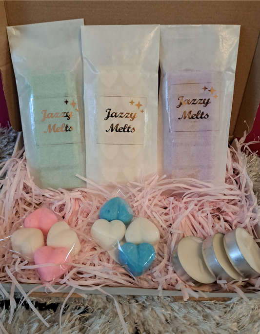 Small Wax melt snap bar giftset fresh and clean